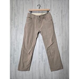 Kuhl Rydr Pants Mens 34x30 Vintage Patina Dye Articulated Knee Brown Gorpcore